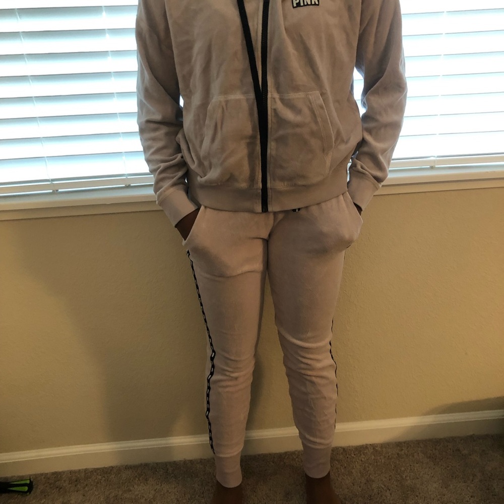 Pink sweatsuit